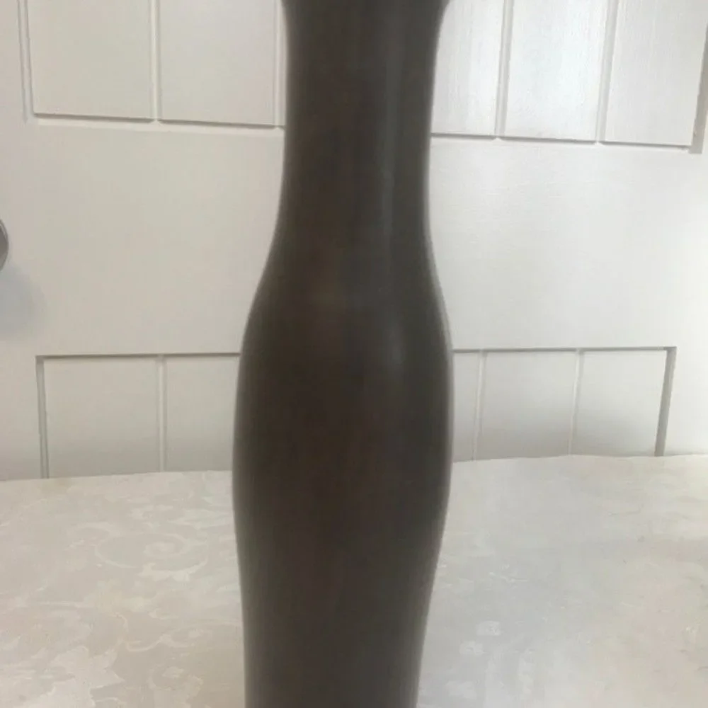 Hand crafted Wooden Vase 12” Tall